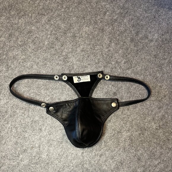 Vintage Mr. S Leather San Francisco Men’s Real Leather Jockstrap Rare Collectibl - Picture 1 of 12